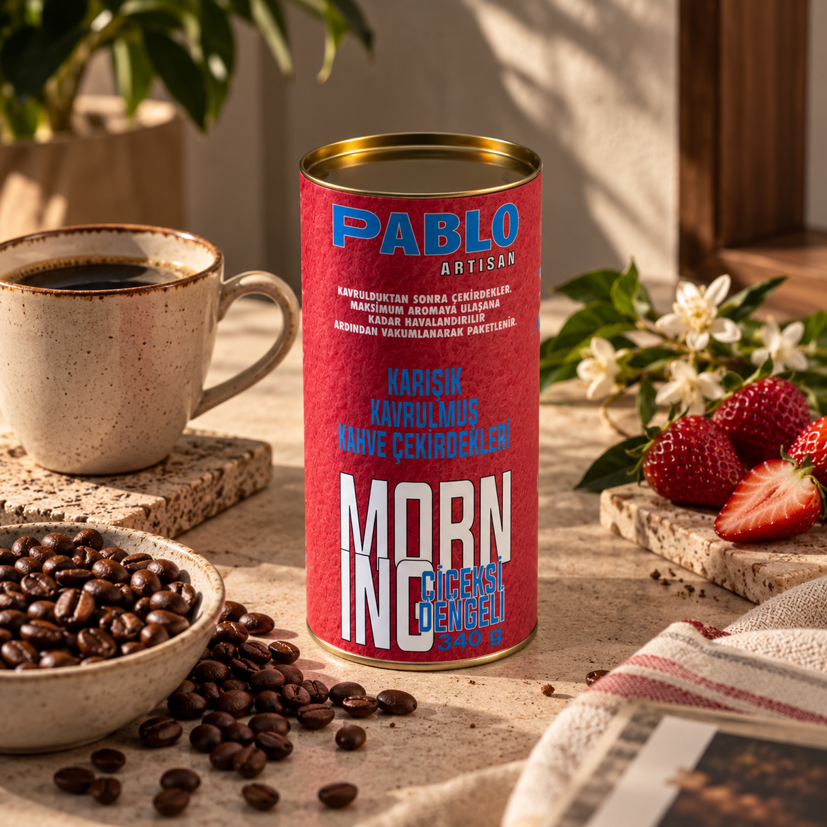 Morning Yöresel Çekirdek Kahve 340 g | Pablo Artisan Coffee